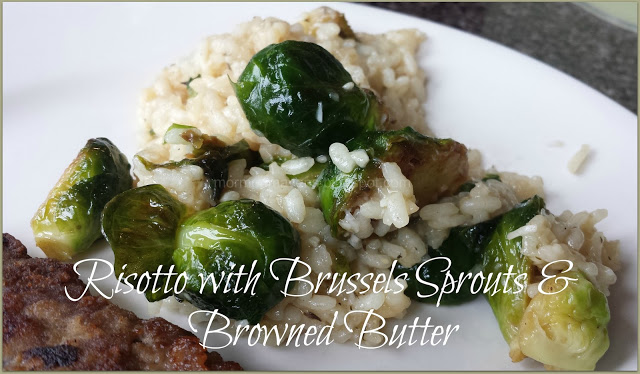 risotto and sprouts
