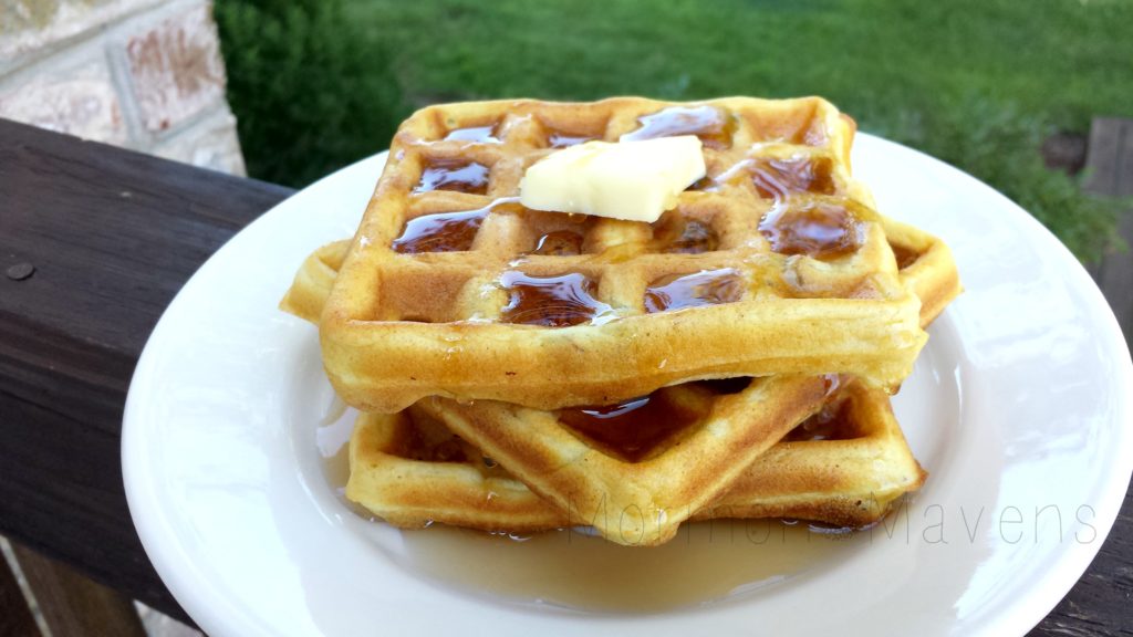 buttermilk-pecan waffles