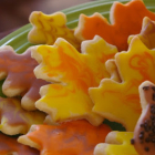 Sugar Cookies with Marbleized Icing