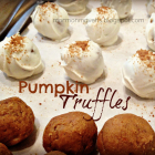 Pumpkin Truffles