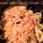 Fettuccine with Tomato-Cream Sauce